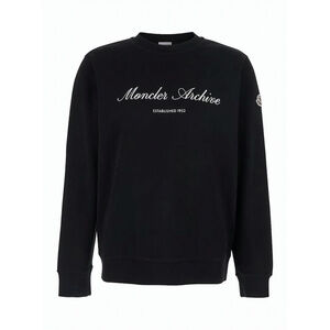 MONCLER Classic Black Long-Sleeve Sweatshirt
